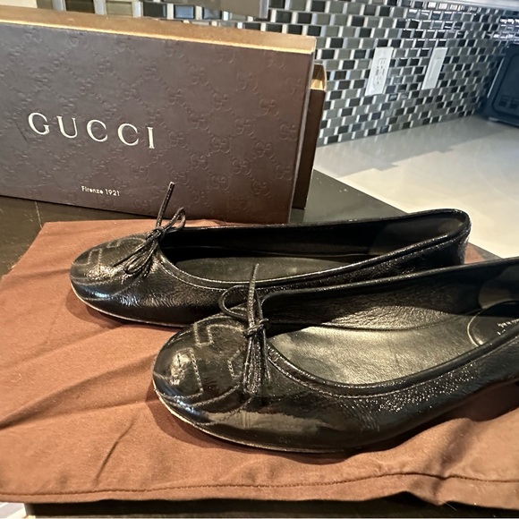 GUCCI ballet flats with original box and shoe bag. - Picture 4 of 6